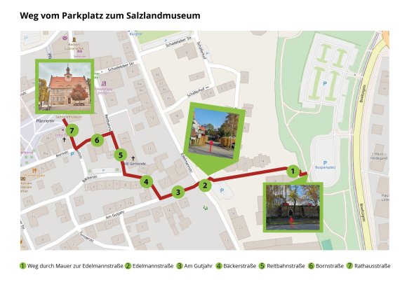 Route map - Museum car park Route map - Museum car park