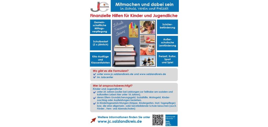 Ayudas económicas para niños y jóvenes Ventajas del paquete de educación y participación y requisitos de admisibilidad