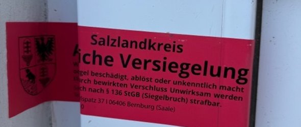 Sellado por el distrito de Salzland