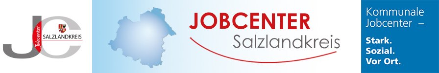 Schriftzug Jobcenter Salzlandkreis
