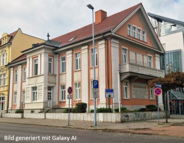 Gebäude des Jobcenters am Standort Bernburg, KI generiertes Bilde