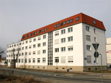 Bâtiment du Jobcenter sur le site de Staßfurt