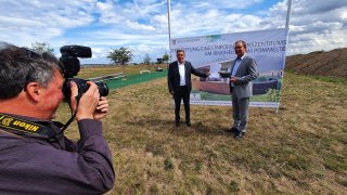 v.l.: Kulturstaatssekretär Dr. Gunnar Schellenberger und Landrat Markus Bauer