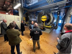 Visite de la centrale thermique de Bernburg