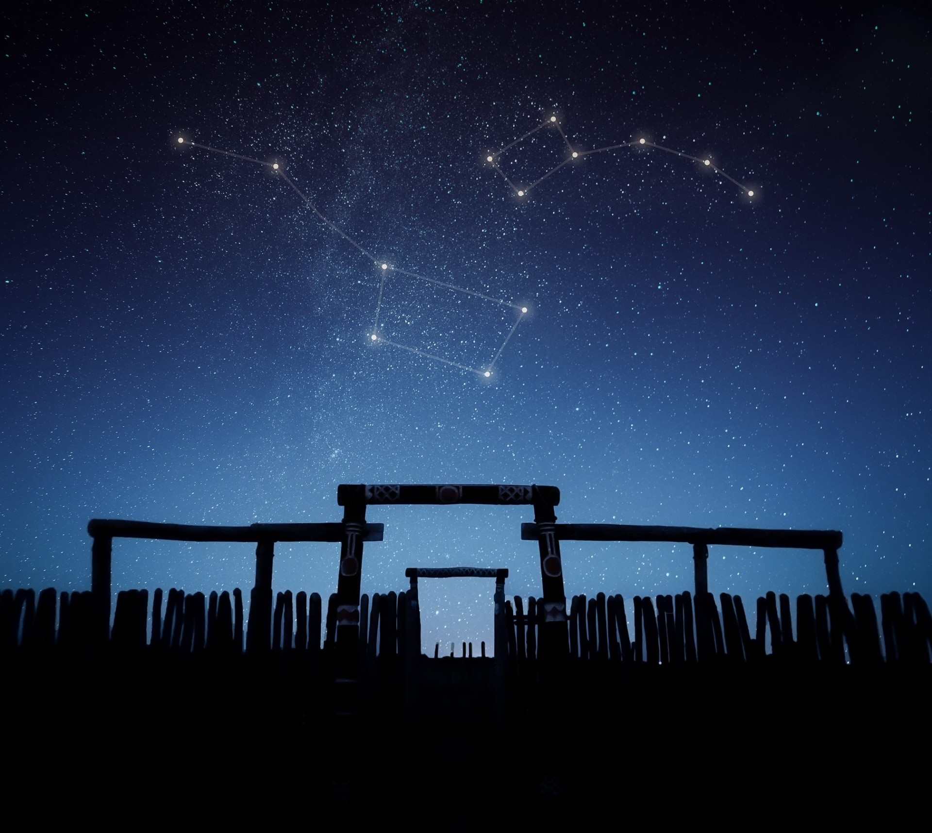 Observation des étoiles au sanctuaire circulaire de Pömmelte