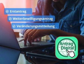 Button zum Antrag Digital des Jobcenters Salzlandkreis